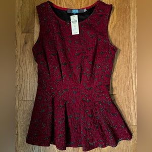 Anthropologie peplum top, size XS